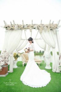 Váy cưới đuôi cá đẹp 1