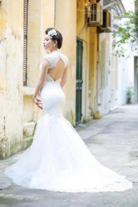 Váy cưới đuôi cá đẹp