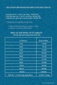 báo giá khuyến mại tuarts nguyen studio 14