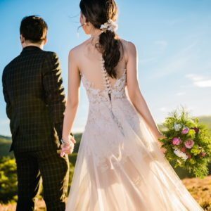 Album ảnh cưới đẹp ở biệt thự hoa hồng