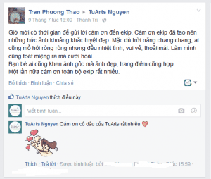 TuArts Nguyen Studio Feedback khách hàng 2