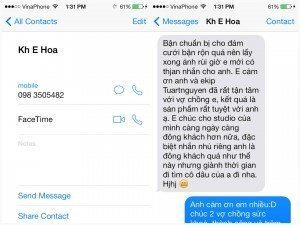 TuArts Nguyen Studio Feedback khách hàng 3