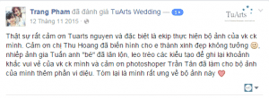 review khách hàng của TuArts Nguyen