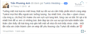 review khách hàng chụp ảnh