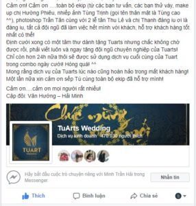 Feedback khách hàng về TuArt 1