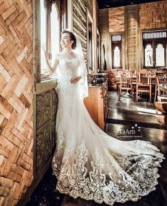 Cách chọn váy cưới cho cô dâu dáng người nhỏ bé 1