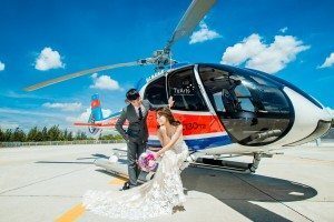 Ảnh cưới đẹp với trực thăng 14