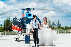 Ảnh cưới đẹp với trực thăng 19