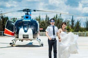 Ảnh cưới đẹp với trực thăng 22