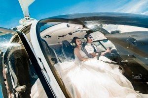 Ảnh cưới đẹp với trực thăng 23