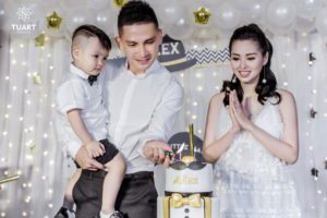 chụp ảnh sinh nhật cho bé