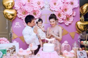 chụp ảnh sinh nhật cho bé