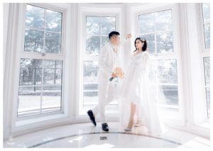 Album ảnh cưới đẹp ở biệt thự hoa hồng