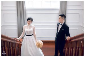 Album ảnh cưới đẹp ở biệt thự hoa hồng