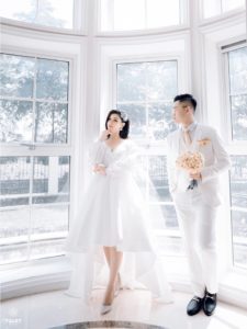 Album ảnh cưới đẹp ở biệt thự hoa hồng
