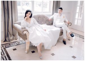 Album ảnh cưới đẹp ở biệt thự hoa hồng