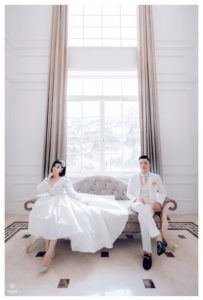 Album ảnh cưới đẹp ở biệt thự hoa hồng