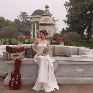 Váy cưới đuôi cá đẹp df