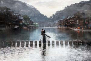 chụp ảnh cưới đẹp ở Phượng Hoàng Cổ Trấn