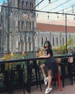 quán cafe đẹp nhà thờ