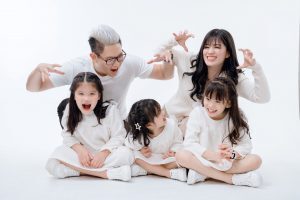 chụp hình gia đình hồ chí minh