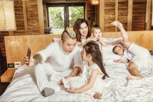 chụp ảnh gia đình vinh
