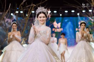 TuArt đơn vị bảo trợ hình ảnh độc quyền cho Vedette - Á hậu Tường San trong show diễn váy cưới đỉnh cao Bella Fashion Show