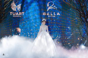TuArt đơn vị bảo trợ hình ảnh độc quyền cho Vedette - Á hậu Tường San trong show diễn váy cưới đỉnh cao Bella Fashion Show