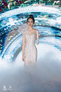 TuArt đơn vị bảo trợ hình ảnh độc quyền cho Vedette - Á hậu Tường San trong show diễn váy cưới đỉnh cao Bella Fashion Show