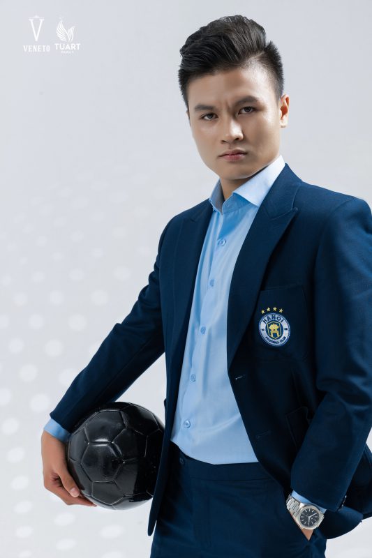 Bộ ảnh veston đẹp lung linh của các cầu thủ Hà Nội FC - Thương hiệu thời trang Veneto được thực hiện bởi TuArt đã được ra mắt.