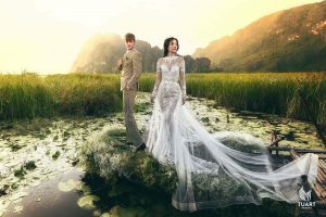 chụp ảnh cưới đẹp đầm vân long ninh bình