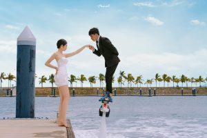 Chụp ảnh cưới với Flyboard: Ý tưởng Độc - Lạ - Chất được thực hiện hoá bởi TuArt