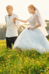 Album ảnh cưới đẹp tại phim trường Santorini Hà Nội