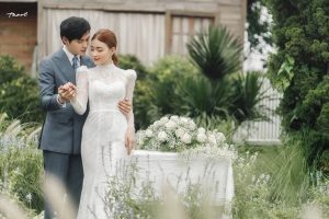 Album ảnh cưới đẹp tại phim trường Santorini Hà Nội