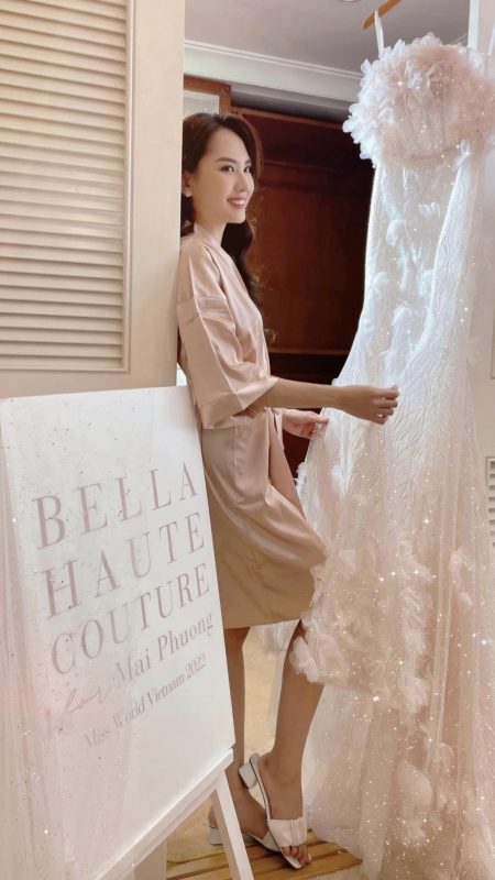 Hoa Hậu Huỳnh Nguyễn Mai Phương – Hóa nàng dâu yêu kiều trong BTS của Bella Bridal