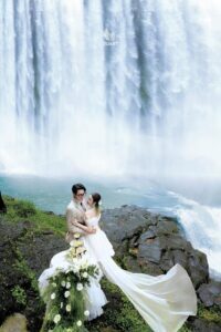 Album ảnh cưới đẹp hùng vỹ tại thác Damry Đà Lạt