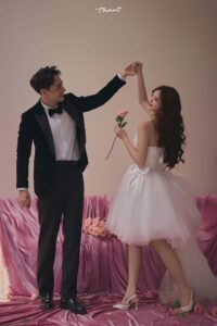 Album ảnh cưới tối giản tinh tế Style Hàn Quốc tại Studio