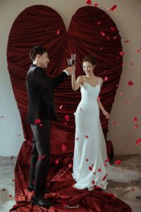 Album ảnh cưới tối giản tinh tế Style Hàn Quốc tại Studio