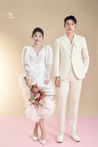 Album ảnh cưới tối giản tinh tế Style Hàn Quốc tại Studio