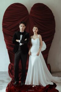 Album ảnh cưới tối giản tinh tế Style Hàn Quốc tại Studio