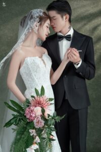 Album ảnh cưới tối giản tinh tế Style Hàn Quốc tại Studio