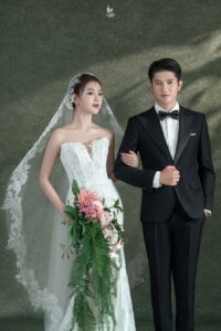 Album ảnh cưới tối giản tinh tế Style Hàn Quốc tại Studio