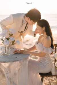 Album ảnh cưới đẹp bình minh biển