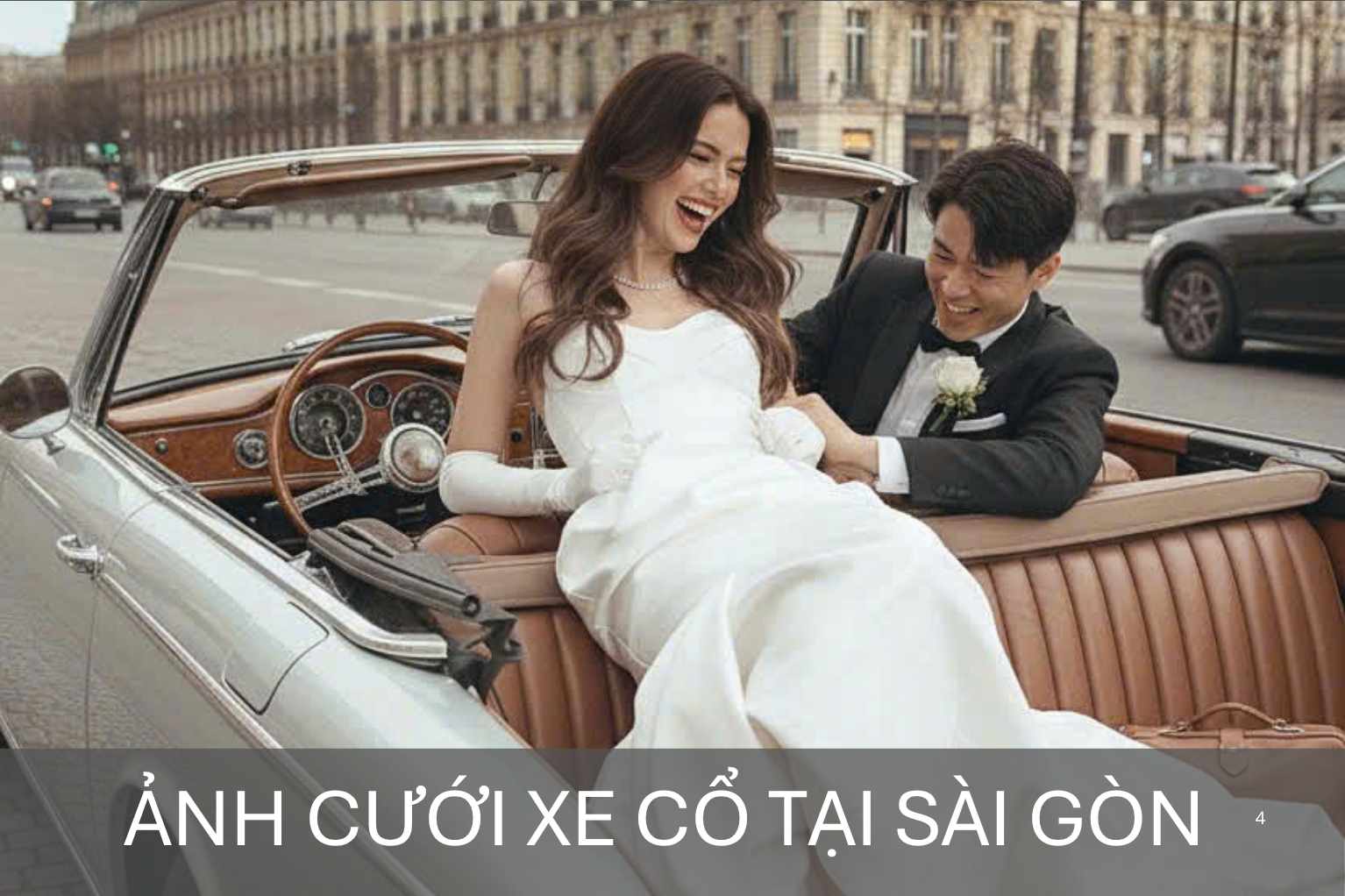 ẢNH CƯỚI XE CỔ SÀI GÒN